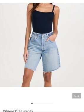 Citizens Of Humanity Light Blue Denim Shorts